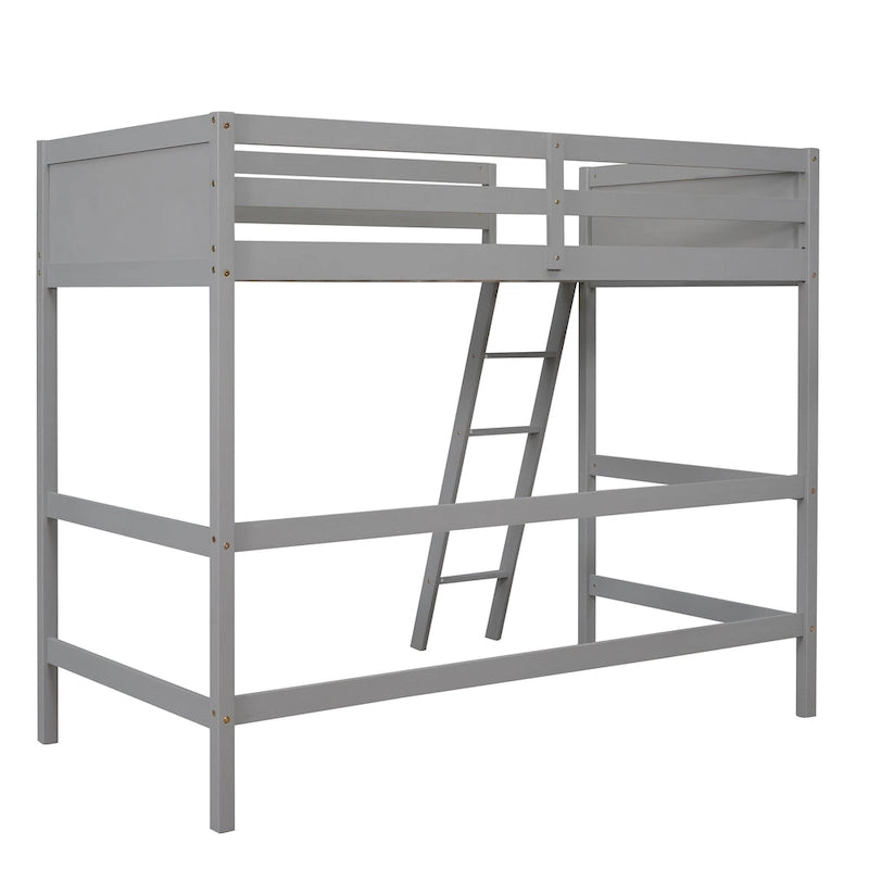 Twin Size Loft Bed with Ladder