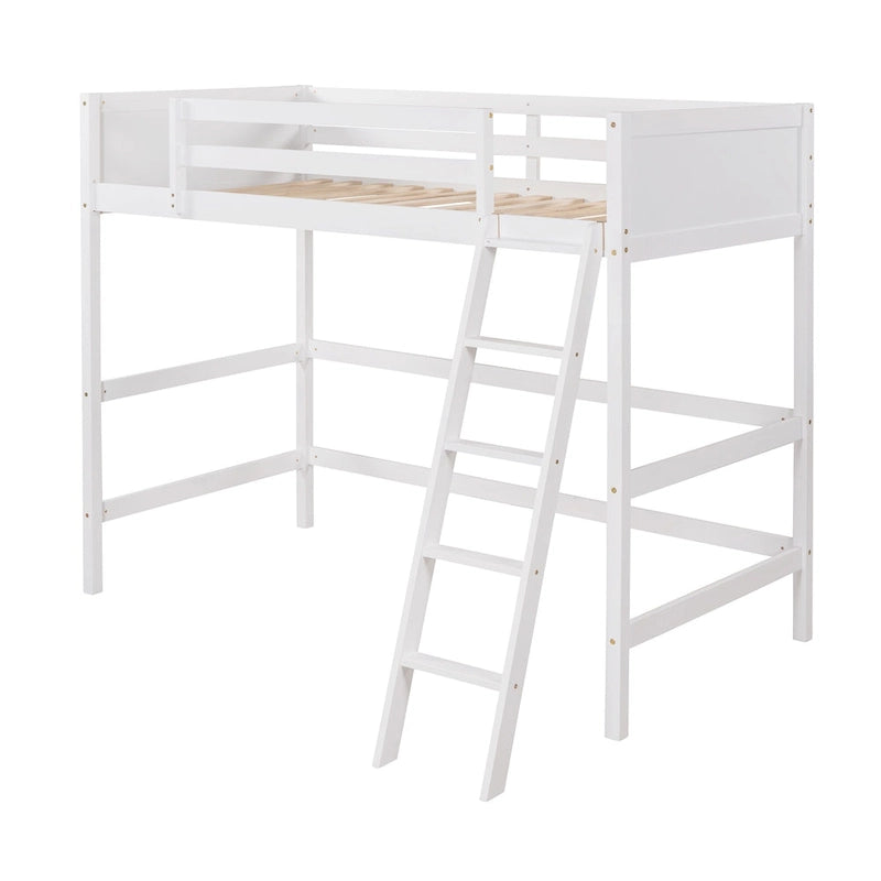 Twin Size Loft Bed with Ladder