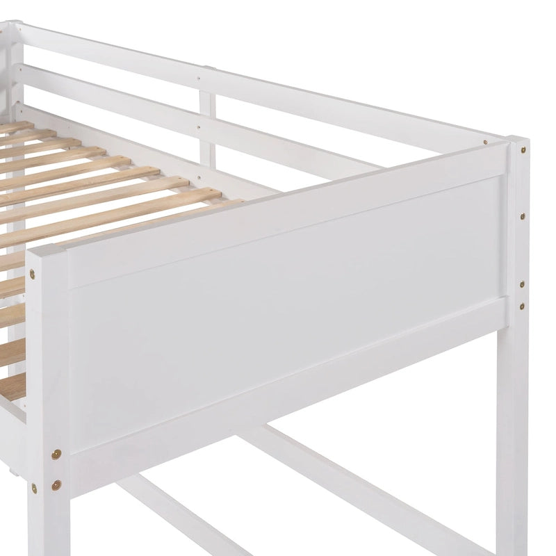 Twin Size Loft Bed with Ladder